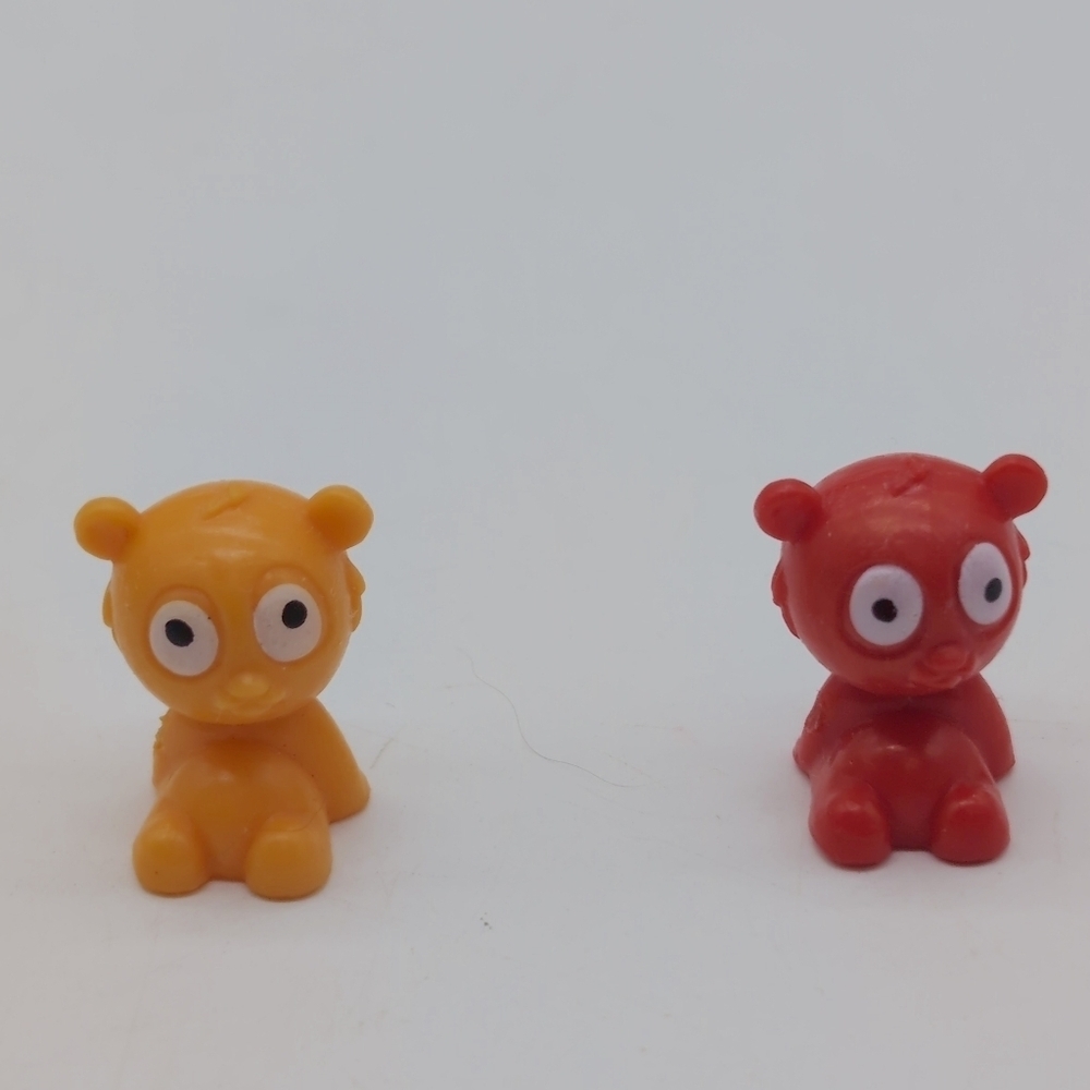 Colorful Sleepy Bear Animal Figurine Set for Kids